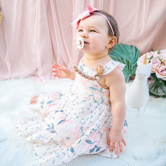 TAYLOR MAE® Non-Toxic BPA Free Pacifier Clips Tethers Holder Baby Teethers - Picture 8 of 17